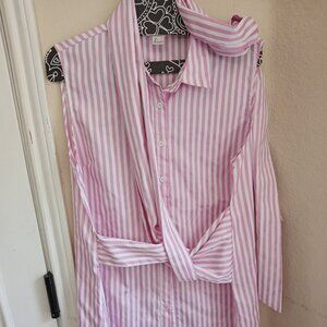 Pink and white striped cutie dress